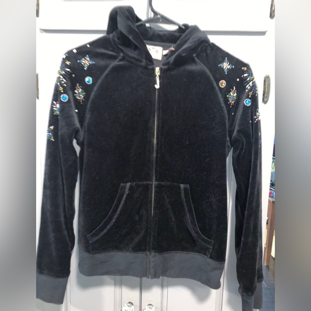 Juicy Couture Jeweled Tracksuit Jacket